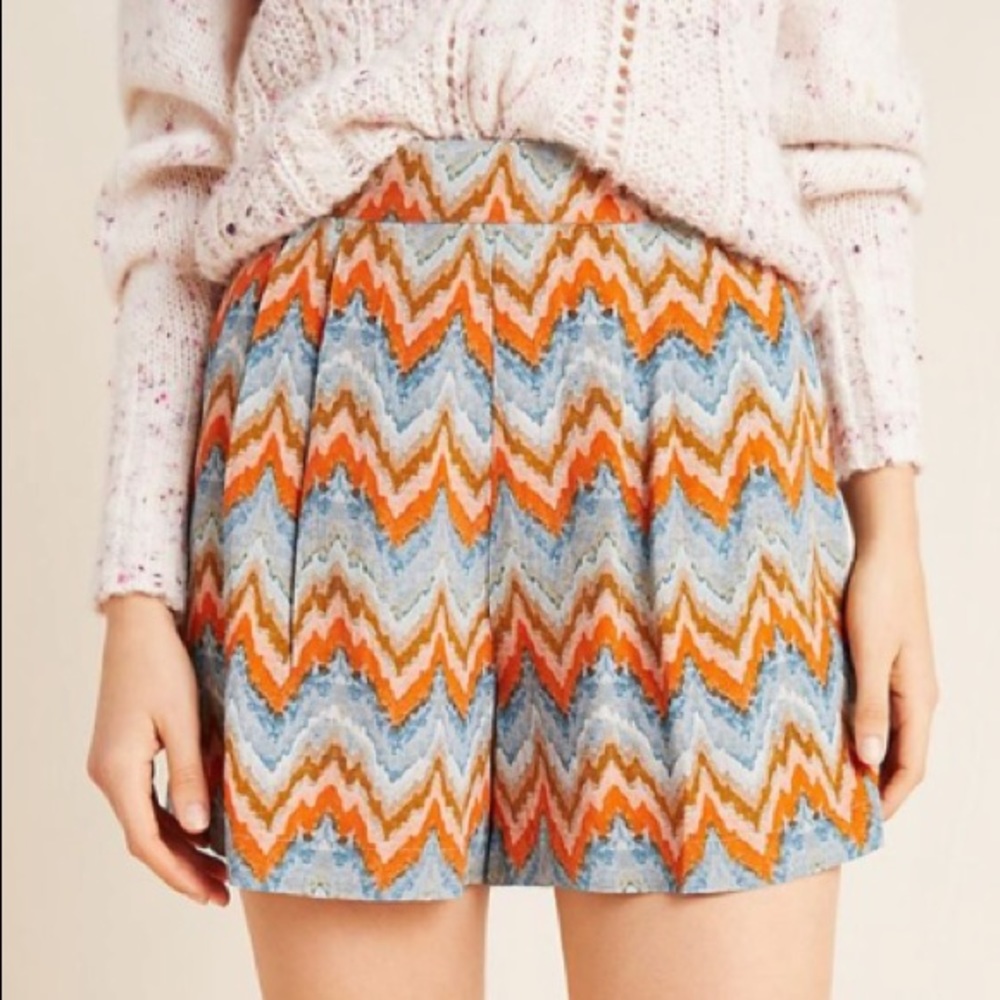 Anthropologie Patterned Shorts